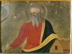 Noah Predella Panel av altartavlan.