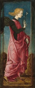 Ärkeängeln Gabriel [mitten vänstra panelen], ca. 14701480. av Cosmè Tura
