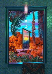 Surrealistisk fönsterportal