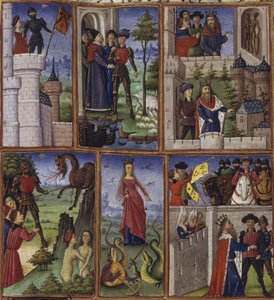 Illustration till eposet Aeneiden av Vergilius, 1450-1499