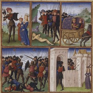 Illustration till eposet Aeneiden av Vergilius, 1450-1499