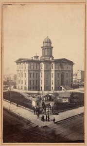 Academy of Music, Chicago,1860-talet (foto) av Crater