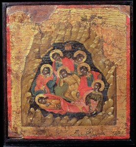 The Seven Sleepers of Efesos (tempera på panelen)