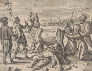 Kampen om den flamländska mjölkko, 1646.