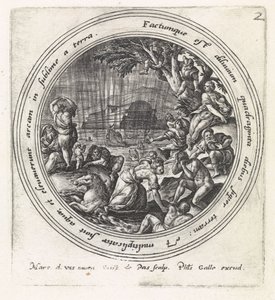 syndafloden History of Noah (serietitel) av Crispijn van de Passe (I)