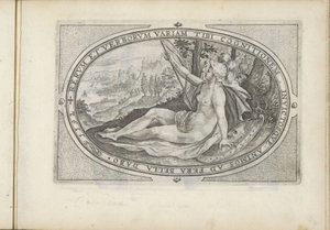 Minerva Gudar och gudinnor involverade i domen i Paris (serietitel) av Crispijn van de Passe (I)