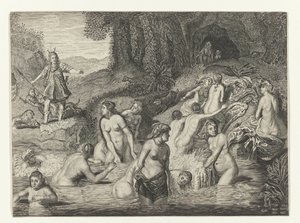 Diana förvandlar Actaeon till ett rådjur Metamorphoses of Ovid (serietitel)