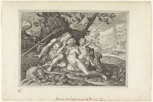Venus varnar Adonis Ovidius metamorfoser (serietitel)