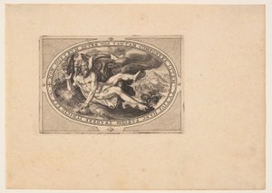Jupiter, från Gudar och gudinnor av Crispijn van de Passe I