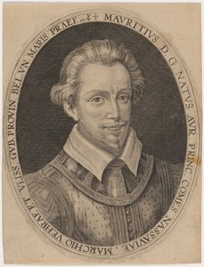 Maurits av Nassau, prins av Oranien av Crispijn van de Passe I
