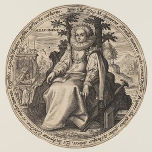 Melpomene, från Muserna