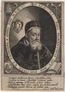 Påve Leo XI av Crispijn van de Passe I