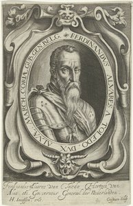 Porträtt av Ferdinand Alvarez de Toledo, hertog van Alva