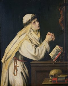 Den heliga Katarina av Siena (1347-80). Omkring 1620