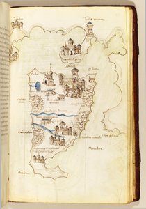 Karta, illustration från "The Liber Islands Archipelago"