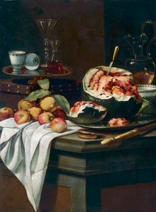 Frukt och musikinstrument