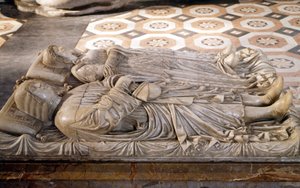 Begravningsmonument av Ludovic Le More och Beatrice d