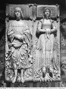 Begravningstavla av Ludovico Sforza och Beatrice d