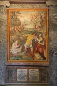 Martyrium av St Lucy och St Euphemia av andra helgon