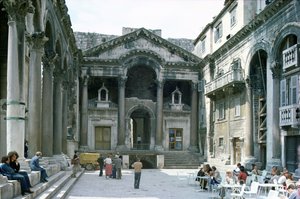 Peristylen vid Diocletians palats, ca 300 e.Kr