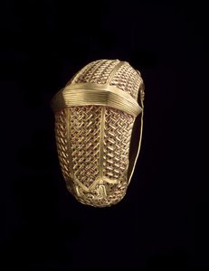 Armband, sent 1800-tidigt 1900-tal (guld och rubiner)