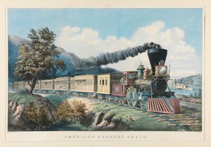 American Express tåg av Currier and Ives