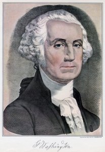 George Washington, USA:s första president, 1800-talet.