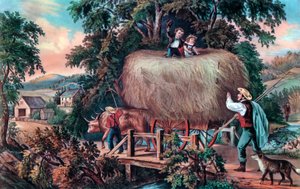 Haying Time, The Last Last, 1868. av Currier and Ives