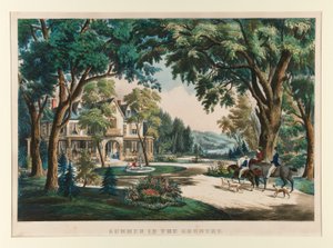 Sommar på landet av Currier and Ives