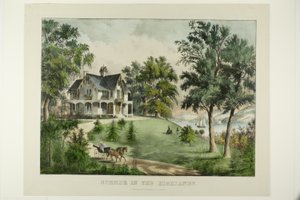Sommar i höglandet av Currier and Ives