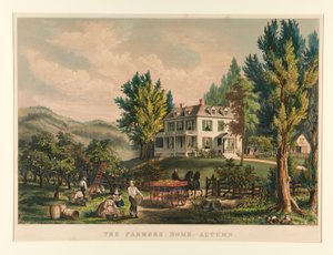 Bondehemmet - Höst av Currier and Ives