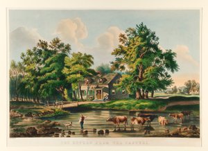 Återkomsten från hagen av Currier and Ives