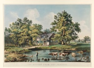 Återkomsten från hagen av Currier and Ives