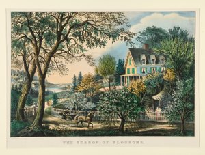 Blomningens säsong av Currier and Ives