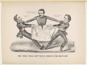 The True Issue or Thats Whats the Matter, 1864. av Currier and Ives