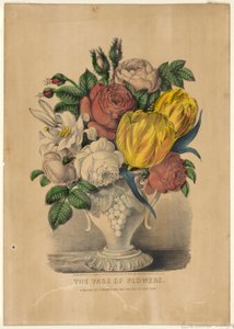 Vasen med blommor av Currier and Ives