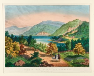Utsikt över Potomac nära Harper av Currier and Ives