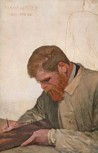 Max Klinger, ca 1900 (målning) av Curt Stoeving