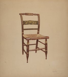 Hitchcock stol av Cushman Parker
