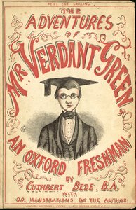 Omslagsillustration för The Adventures of Mr Verdant Green An Oxford Freshman av Cuthbert Bede
