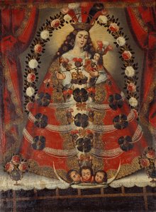 Den obefläckade avlelsen, c.1700 av Cuzco School