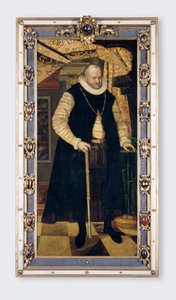 Porträtt av kurfursten av Sachsen Augustus I (1526-1586) - Målning av Cyriacus Roeder (Rheder) (cirka 1560-1598), olja på duk av Cyriacus (c.1560-1598) Roder