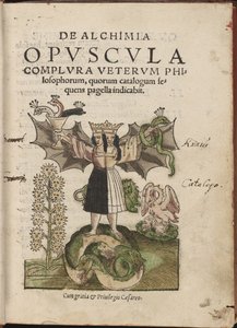 De Alchimia opvscvla complvra vetervm philosophorum, 1550 av Cyriacus Jacob