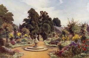 Det gamla soluret, Claremont (färg litho)