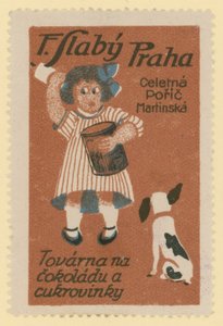 F Slaby choklad- och sockerkonfektyrfabrik, Prag av Czech School