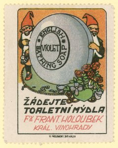 Frantisek Holoubek Violet Engelsk badtvål av Czech School