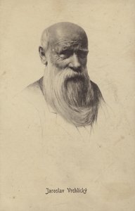Jaroslav Vrchlicky (1853-1912), tjeckisk poet av Czech School