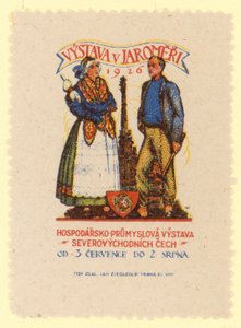 Northeastern Bohemia Economic and Industrial Exhibition, Jaromer, Tjeckoslovakien, 1926 av Czech School