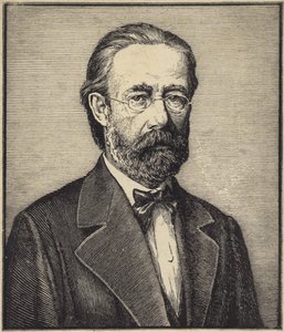 Porträtt av Bedrich Smetana av Czech School