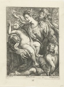 Maria med Kristus och Johannes av D. Claessens